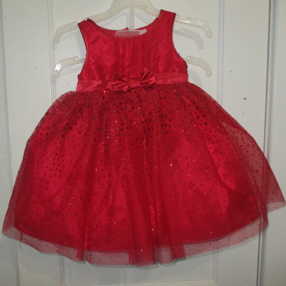 CHEROKEE. GIRLS 2/2T. RED CHRISTMAS DRESS